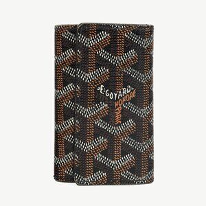 Goyard Saint-Michel Black Goyardine 6 Key Ring